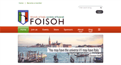 Desktop Screenshot of friendsofitalyhawaii.org